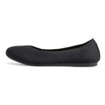 Frank Mully Women's Knit Ballerina Flats - Black