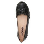 LifeStride Women's Black Ballet Flats, Size 8.5
