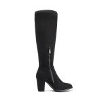 DREAM PAIRS Women's High Heel Boots, Black