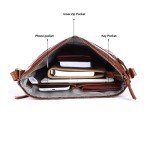 Olga Large Soft Leather Crossbody Bag (Cognac)