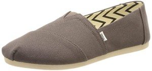 TOMS Women's Ash Grey Alpargata Loafer Flats