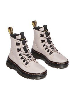 Dr. Martens Women's Vintage Taupe Combat Boots 9