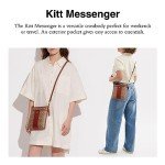 COACH Color-Block Signature Kitt Bag in Tan Rust