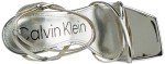Calvin Klein Silver Heeled Sandal for Women