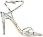 Calvin Klein Silver Heeled Sandal for Women