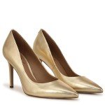 Sam Edelman Hazel Pump in Amber Gold, Size 7.5