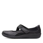 Clarks Women's Black Sillian Bella Flats, Size 9