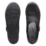 Clarks Women's Black Sillian Bella Flats, Size 9