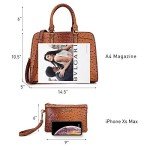 Brown 2-Piece Hobo Handbag and Wallet Set