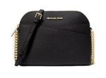Michael Kors Women's Black Leather Crossbody Bag