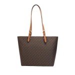 Michael Kors Brown Double Pocket Tote Bag