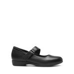 DREAM PAIRS Women's Black Mary Jane Flats