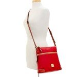 Dooney & Bourke Red Pebble Grain Crossbody Bag