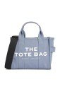 Marc Jacobs Blue Shadow Canvas Small Tote Bag