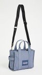 Marc Jacobs Blue Shadow Canvas Small Tote Bag