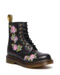 Dr. Martens Women's Embroidered Black 8 Eye Boot