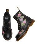 Dr. Martens Women's Embroidered Black 8 Eye Boot