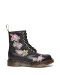 Dr. Martens Women's Embroidered Black 8 Eye Boot