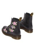 Dr. Martens Women's Embroidered Black 8 Eye Boot