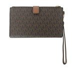 Michael Kors Brown Jet Set Travel Double Zip Bag