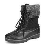 Mid Calf Waterproof Winter Snow Boots for Women