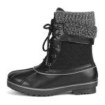 Mid Calf Waterproof Winter Snow Boots for Women