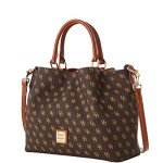 Dooney & Bourke Women's Brown Gretta Brenna Satchel