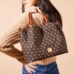 Dooney & Bourke Women's Brown Gretta Brenna Satchel