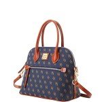 Dooney & Bourke Gretta Blue Domed Satchel