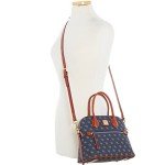 Dooney & Bourke Gretta Blue Domed Satchel
