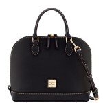 Dooney & Bourke Women's Large Black Leather Satchel