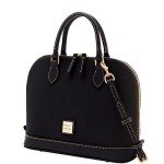 Dooney & Bourke Women's Large Black Leather Satchel