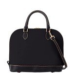 Dooney & Bourke Women's Large Black Leather Satchel