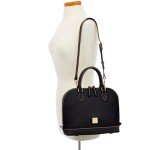 Dooney & Bourke Women's Large Black Leather Satchel