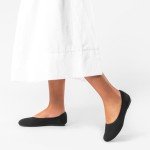Stylish Black Ballet Flats with Arch Support