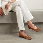 Comfortable Knit Pointed Toe Flats for Women