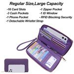 Purple & Black Handbag Set with Matching Wallet