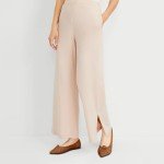 TINGRISE Women's Washable Pointed Toe Flats - Brown