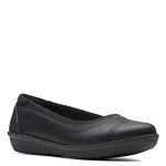 Clarks Women's Black Ayla Low Ballet Flats