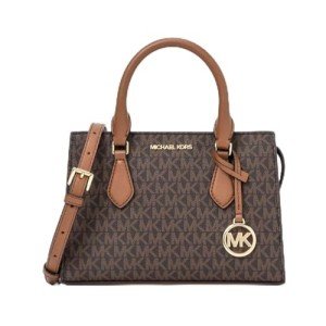 Michael Kors Sheila Small Brown Satchel Bag