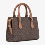 Michael Kors Sheila Small Brown Satchel Bag
