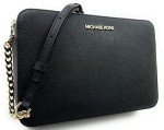 Michael Kors Black/Gold East West Crossbody Bag