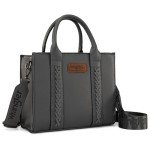 Trendy Grey Wrangler Tote Bag for Women