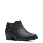 Clarks Women's Charlten Grace Black Ankle Boot