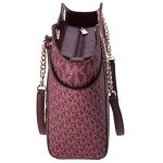 Michael Kors Jet Set Oxblood Chain Shoulder Tote