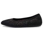SKECHERS Women's Glitzy Ballet Flat in Black