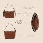 Fossil Women's Jolie Black Leather Crossbody Bag