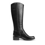 Knee High Comfortable Black Riding Boots for Women