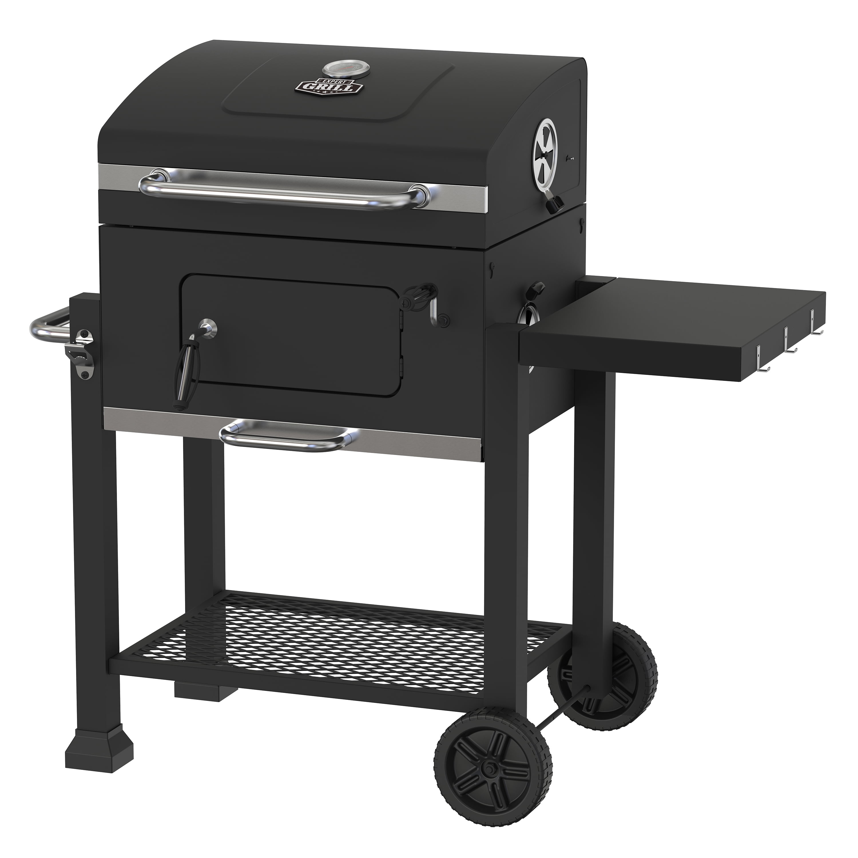 24-Inch Black Heavy Duty Charcoal Grill