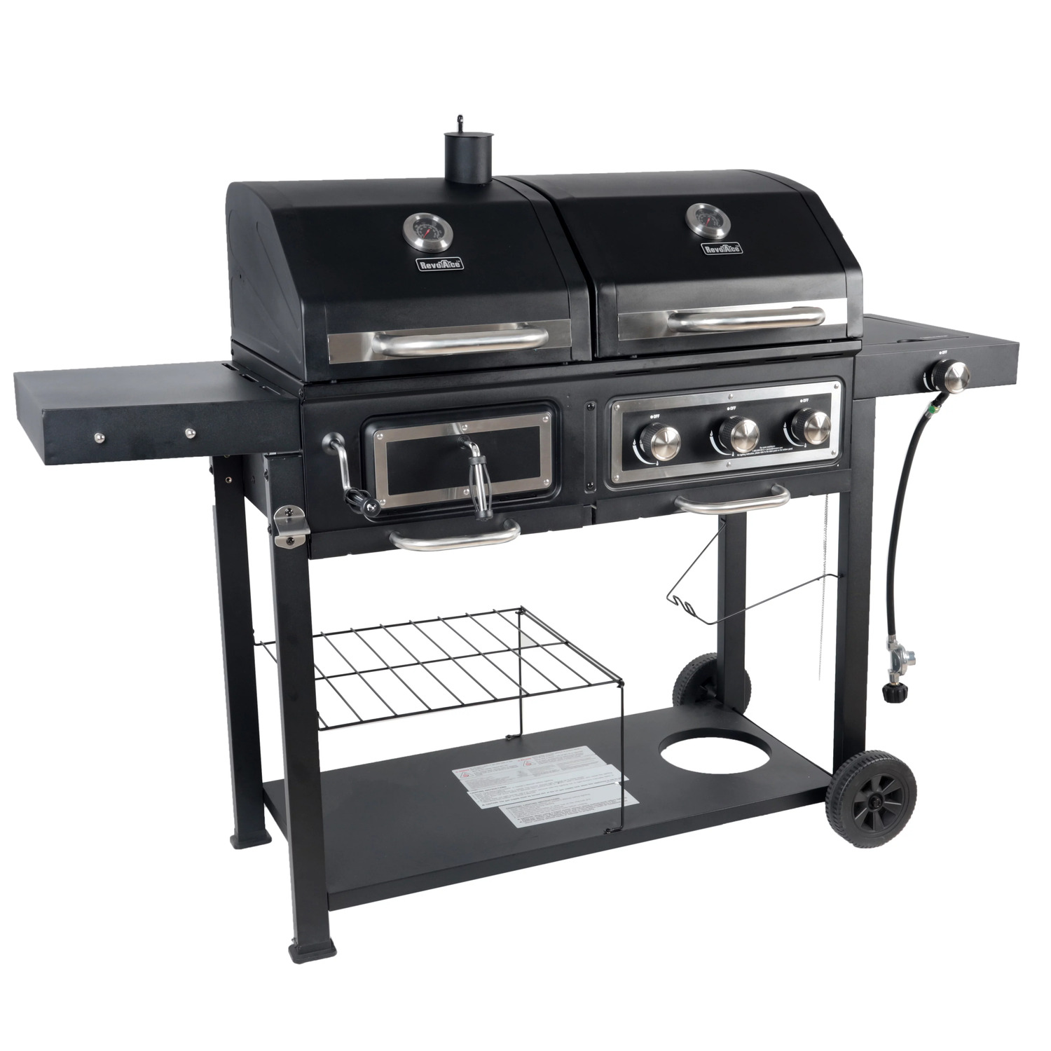 Stainless Steel Dual Fuel BBQ Combo
